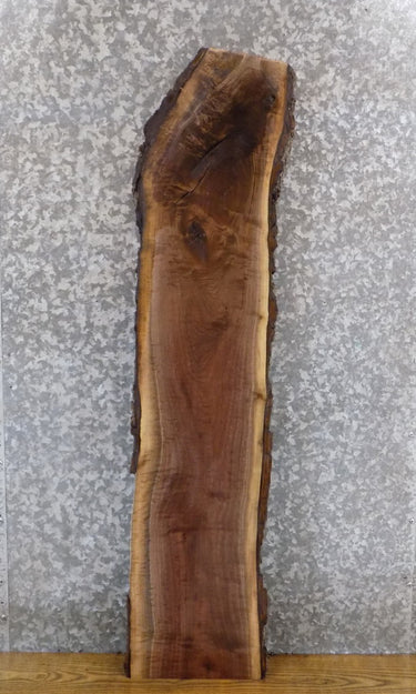 Natural Edge Black Walnut Rustic Side/Sofa Table Top Slab 1196